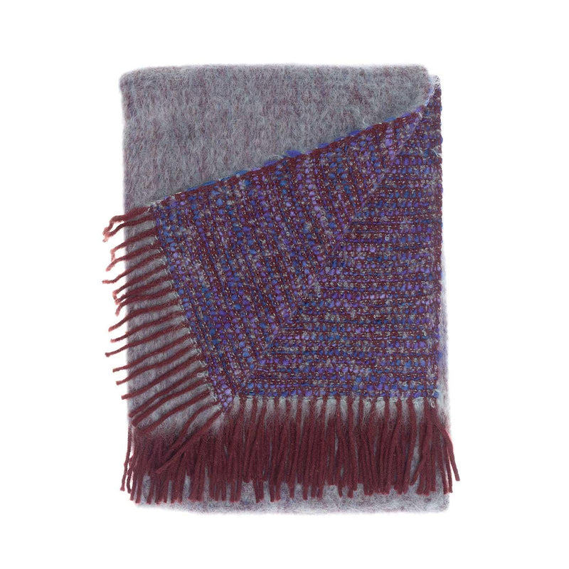 Jewel Mohair Blanket Winter Sky