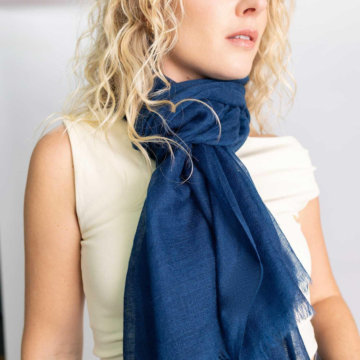 Cashmere Matty Shawl Poseidon
