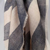 Cashmere Square Shawl Navy