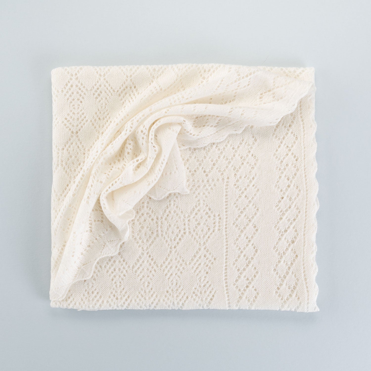 Lace Cashmere Baby Shawl