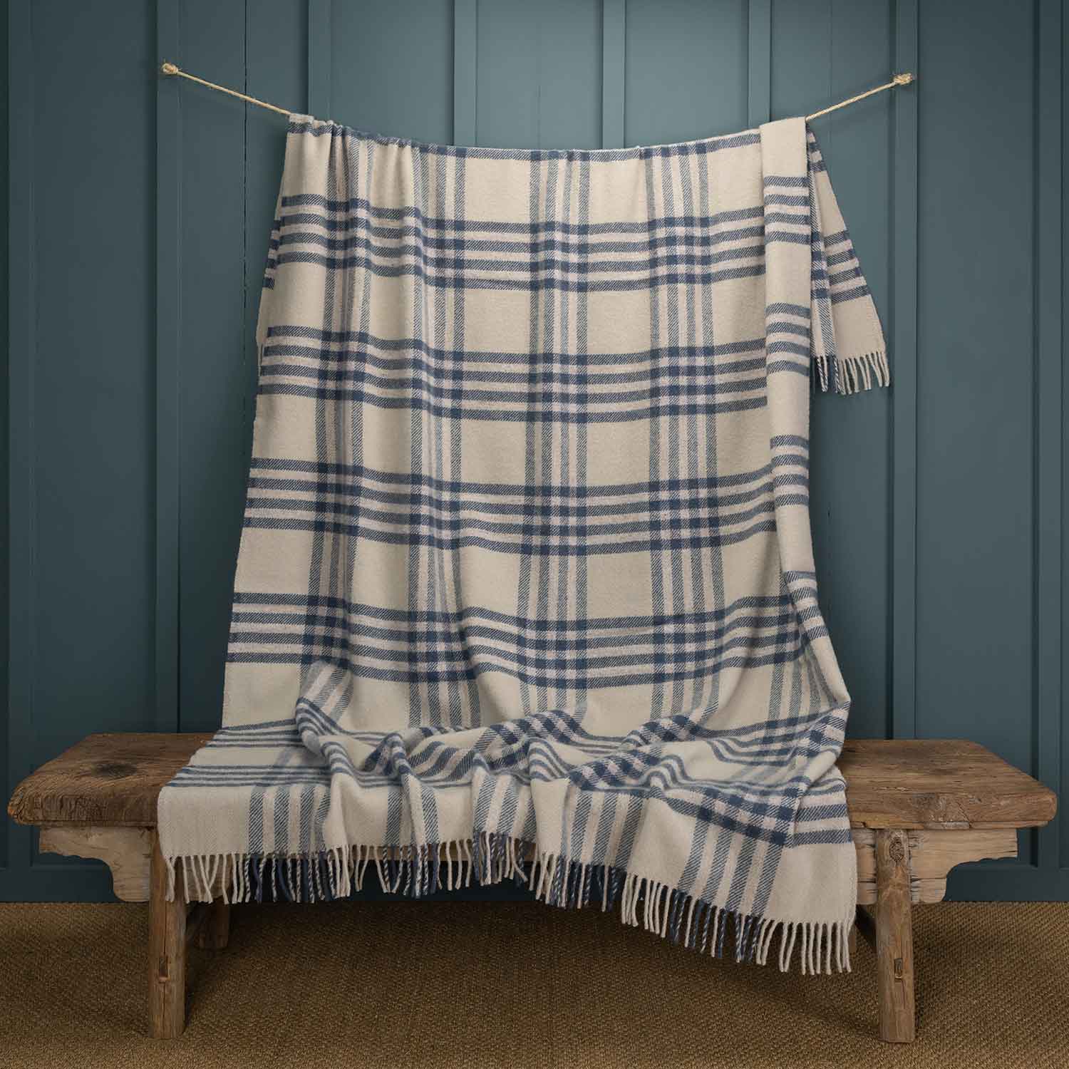 Pure New Wool Blanket Denim