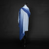 Blue Ombre Cashmere Shawl (Sample)