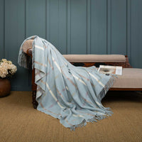 Balliemore Throw Frost Blue