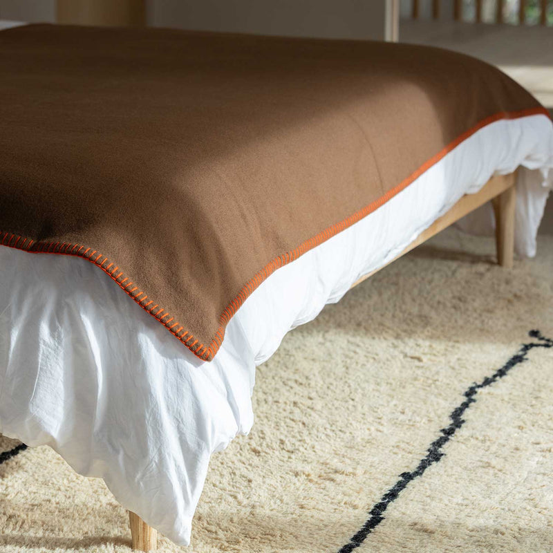 Cadiz Merino Blanket Gingerbread