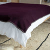 Cadiz Merino Blanket Blackcurrant