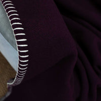 Cadiz Merino Blanket Blackcurrant