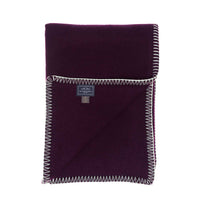 Cadiz Merino Blanket Blackcurrant