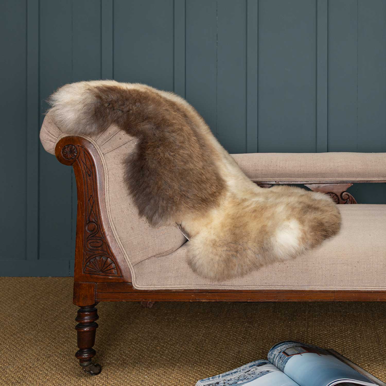 Small Rare Breed Sheepskin Cappuccino