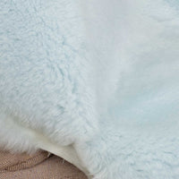 Exclusive Sheepskin Throw Powder Blue
