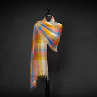 Hand Loomed Cashmere Multicoloured  Shawl (Sample)