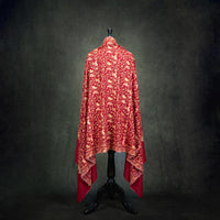 Embroidered Cashmere Pashmina 'Kashmir Bride Ambika'