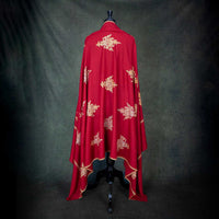 Hand Embroidered Sozni Shawl 'The Fire God'