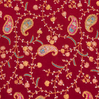 Embroidered Cashmere Pashmina 'Kashmir Bride Ambika'