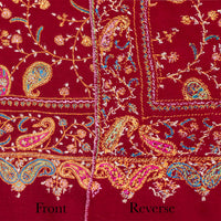 Embroidered Cashmere Pashmina 'Kashmir Bride Ambika'