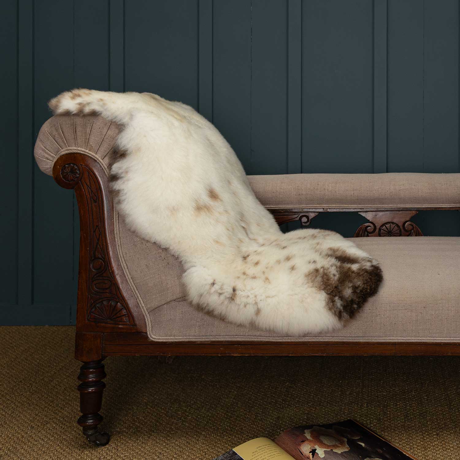 Small Rare Breed Sheepskin Frothy Coffee