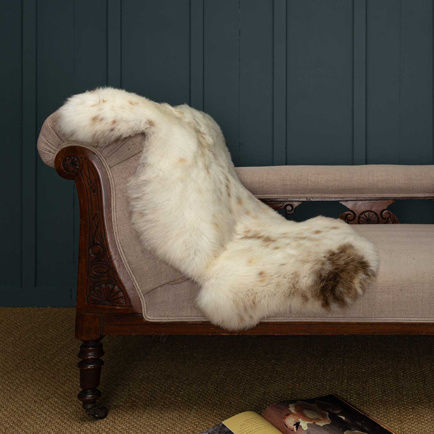 Small Rare Breed Sheepskin Frothy Coffee