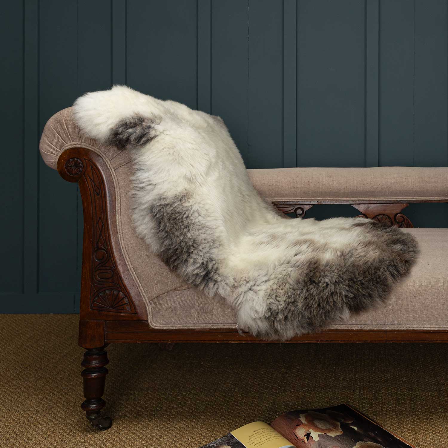 Small Rare Breed Sheepskin Frothy Coffee