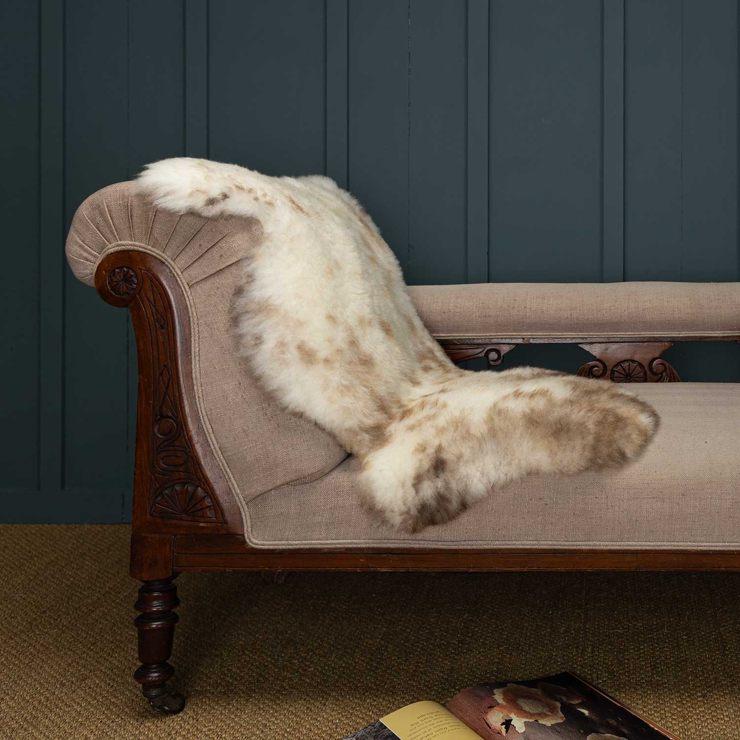 Small Rare Breed Sheepskin Frothy Coffee
