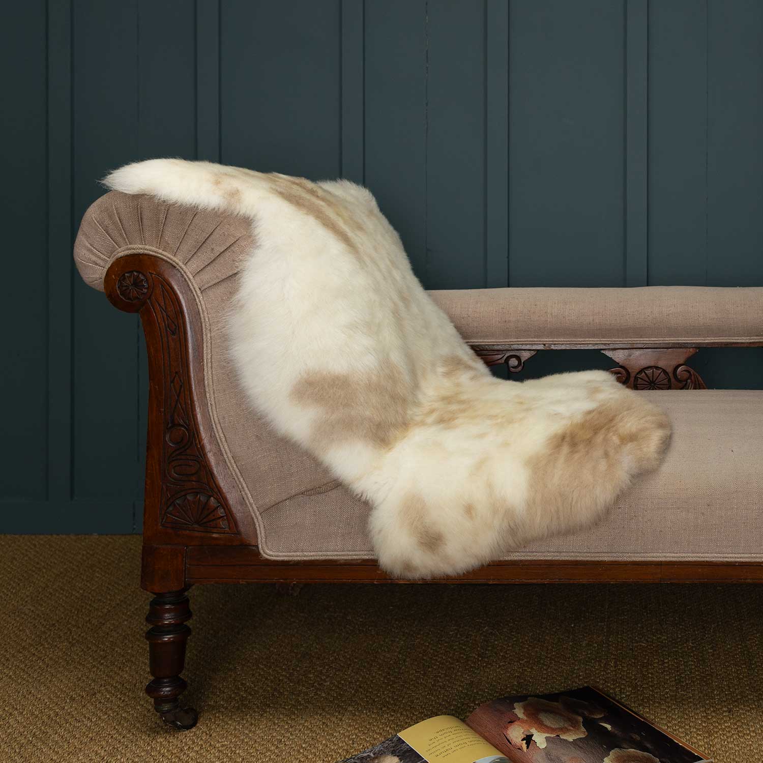 Small Rare Breed Sheepskin Frothy Coffee