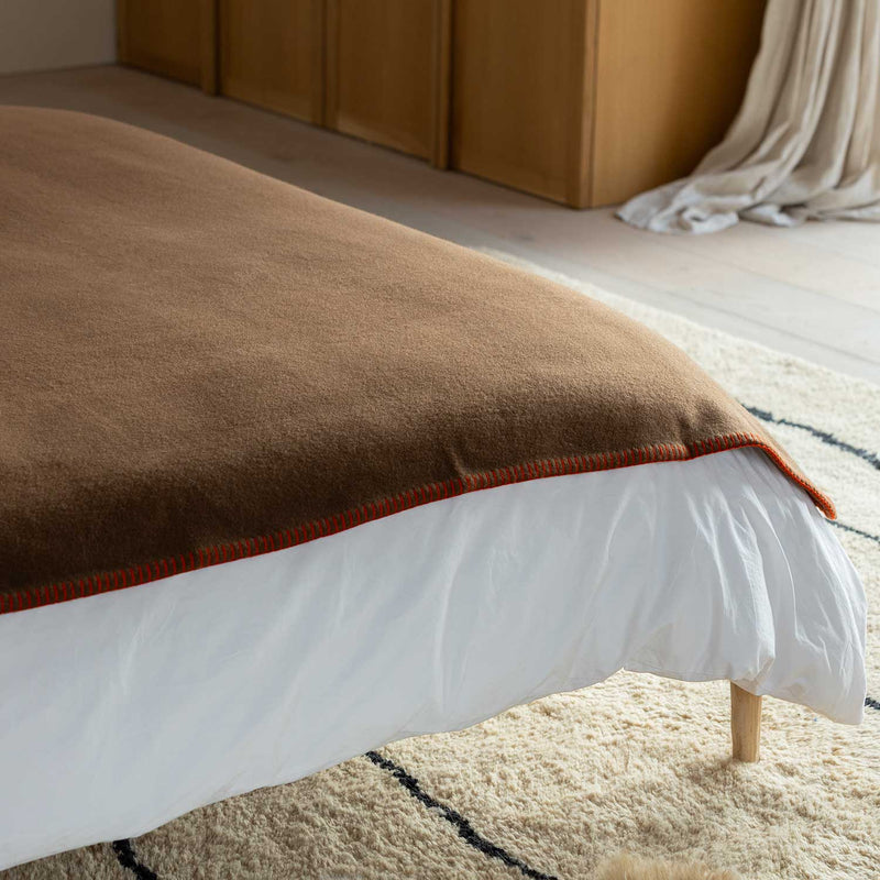 Cadiz Merino Blanket Gingerbread