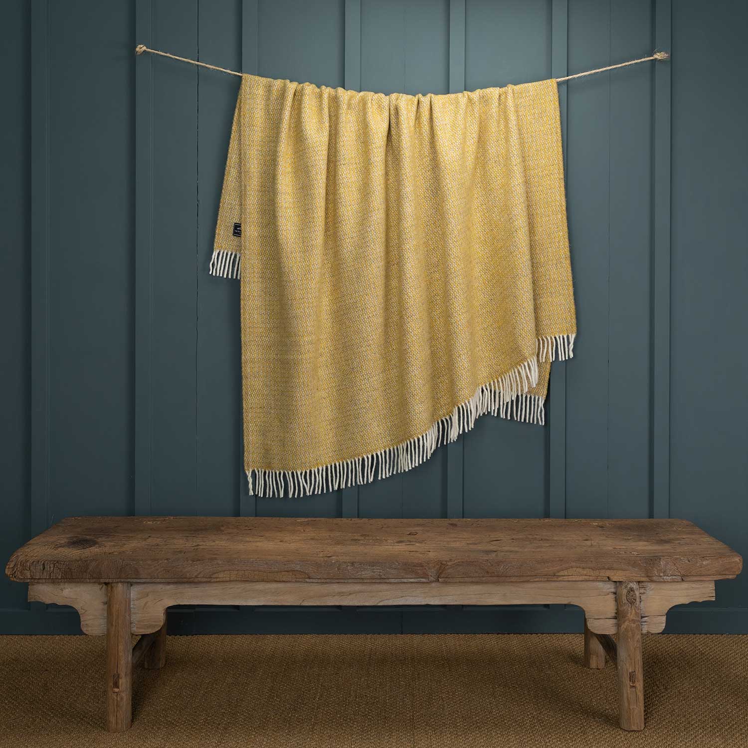Pure New Wool Throw Harvest