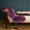 Exclusive Sheepskin Throw Heather