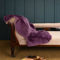 Exclusive Sheepskin Throw Heather