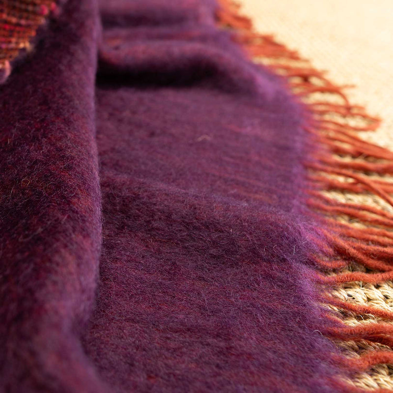Joya Mohair Blanket Spice