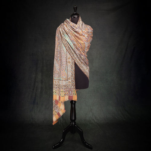 Kashmiri Hand Embroidered Shawls The Wool Company