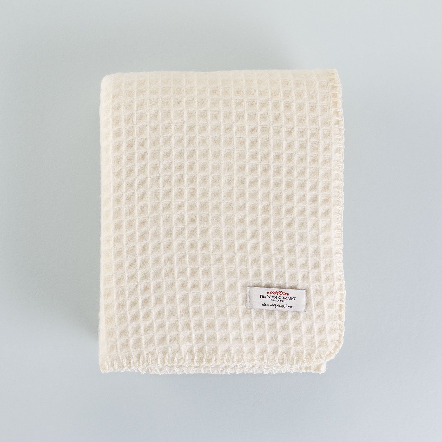 Lambswool Waffle Baby Blanket