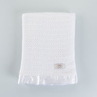 Satin Trimmed Baby Blanket