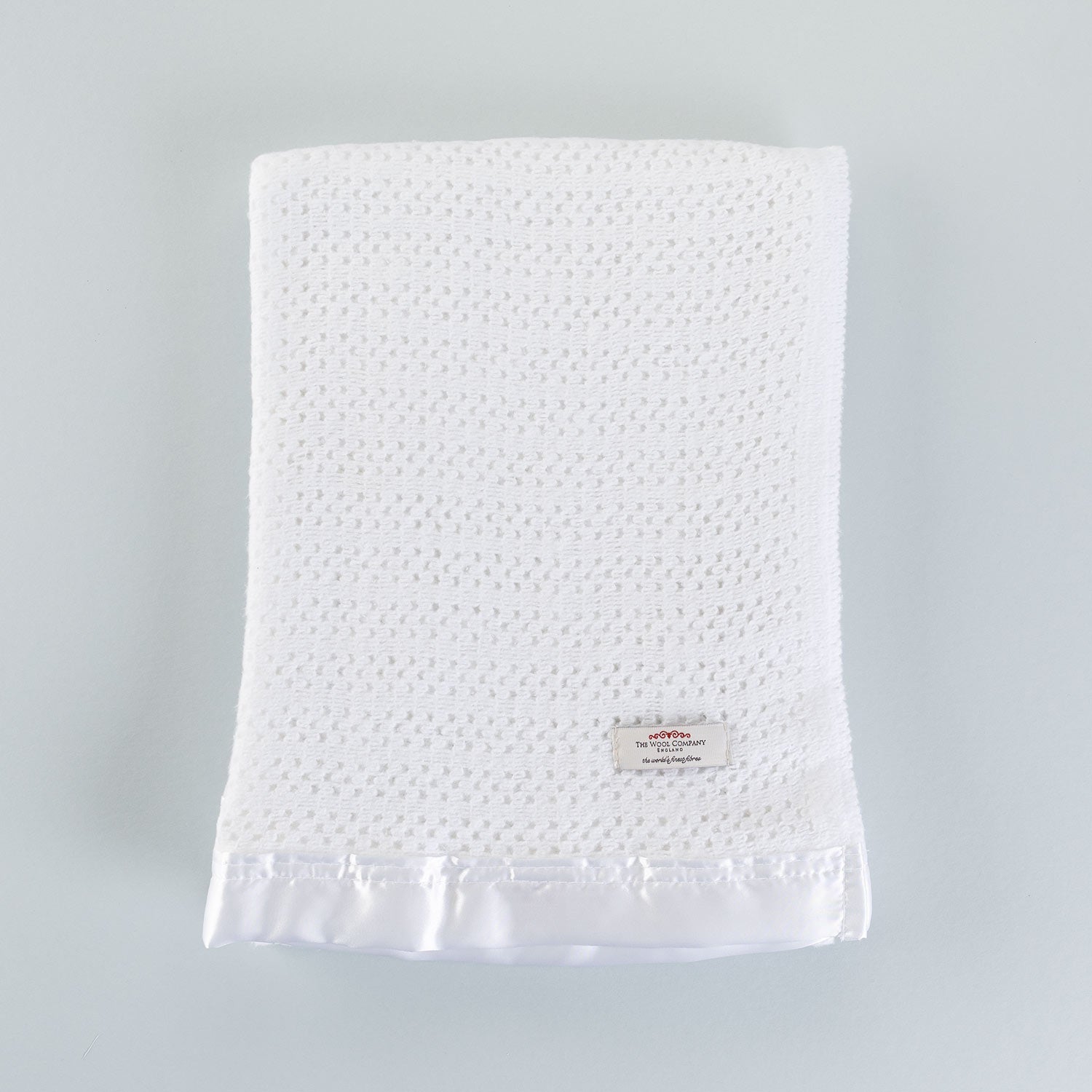 Satin Trimmed Baby Blanket