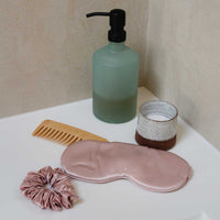 Silk Eye Mask Light Pink