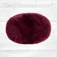 Luxury Oval Sheepskin Pet Bed