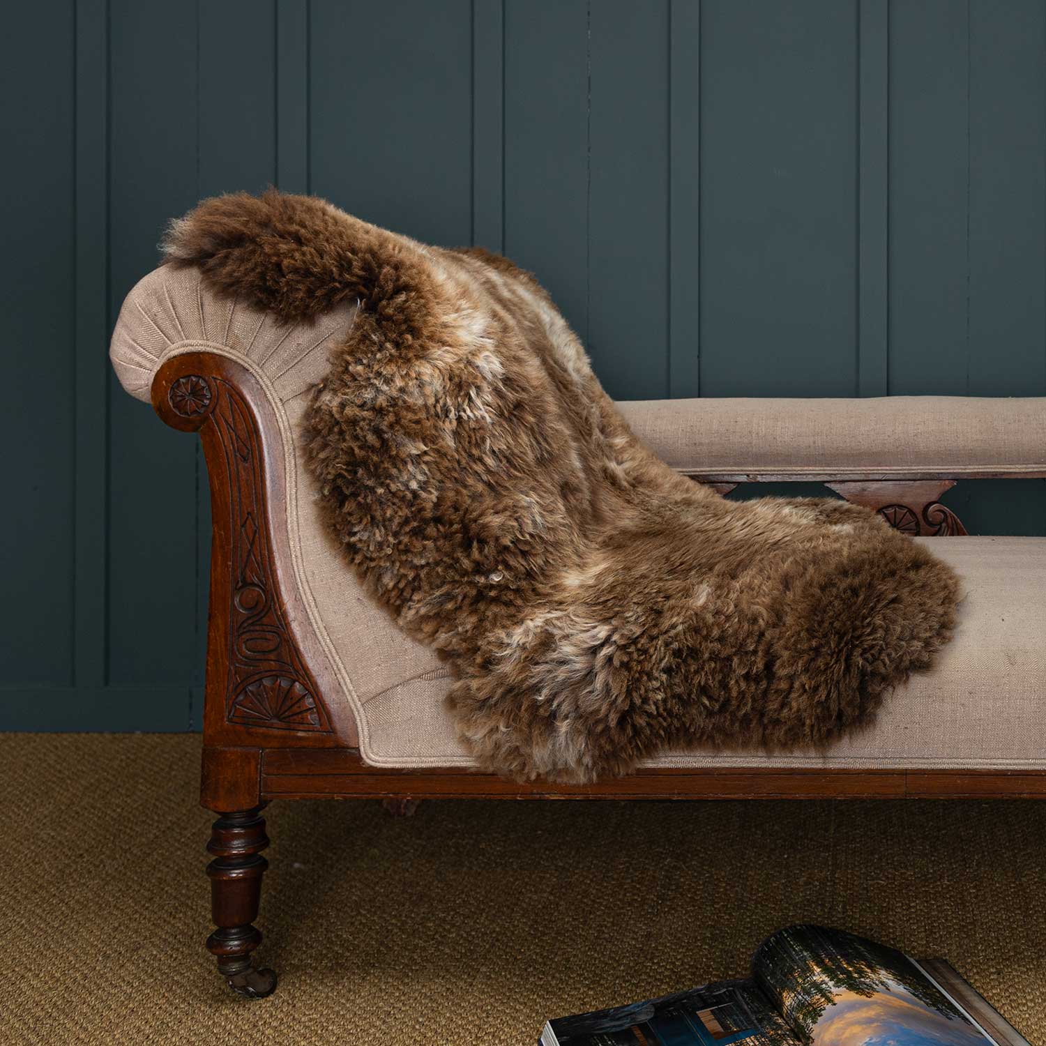 Small Rare Breed Sheepskin Mocha