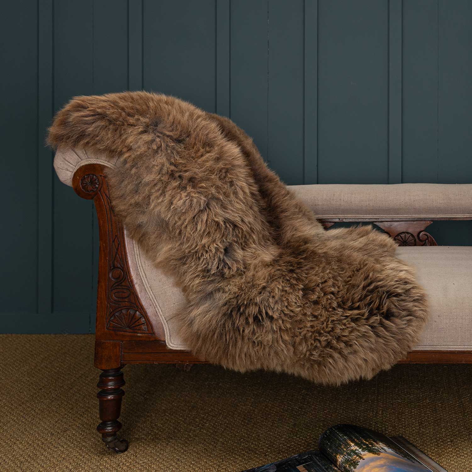 Small Rare Breed Sheepskin Mocha