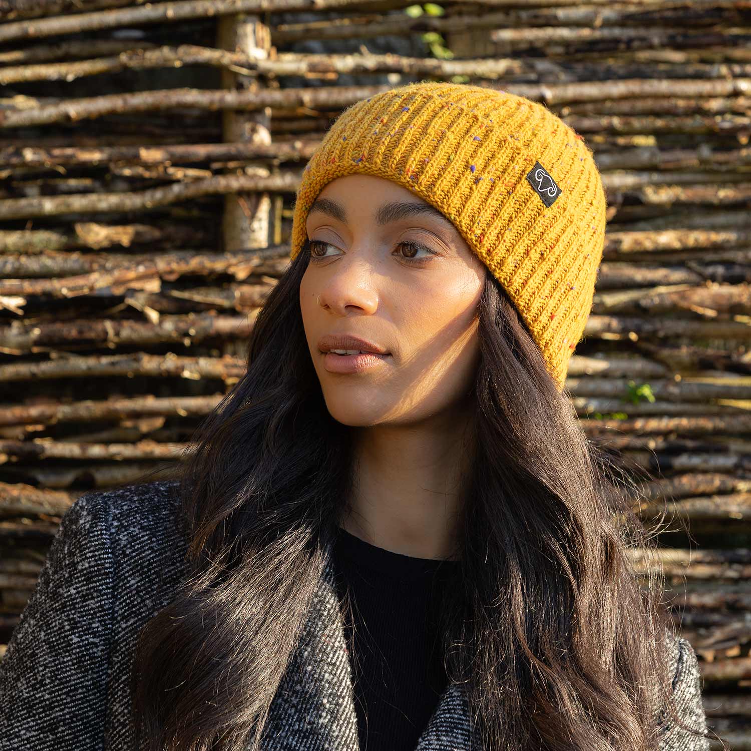 Soft Unisex Merino Beanie | Mustard | The Wool Company