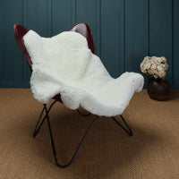 Exclusive Sheepskin Throw Natural White