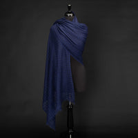 Cashmere Ultrafine Shawl Navy (Sample)