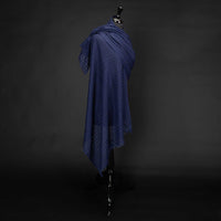 Cashmere Ultrafine Shawl Navy (Sample)