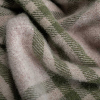 Pure New Wool Blanket Olive