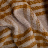 Pure New Wool Blanket Mustard