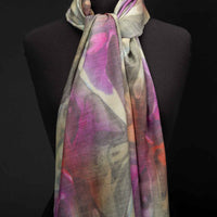 Cashmere Blend Printed Abstract Stole (Sample)