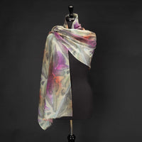 Cashmere Blend Printed Abstract Stole (Sample)