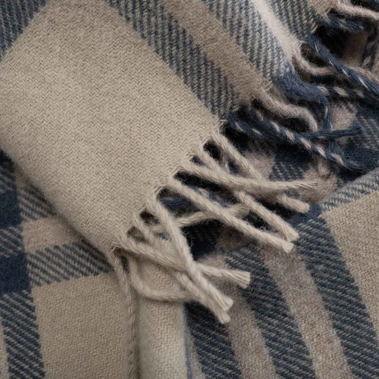 Pure New Wool Blanket Denim