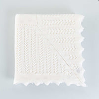 Receiving Blanket in Wool / Cotton Blend