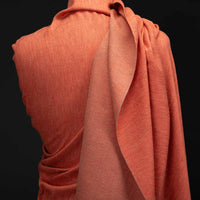 Hand Loomed Cashmere Shawl Salmon Pink (Sample)