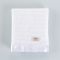 Satin Trimmed Baby Blanket