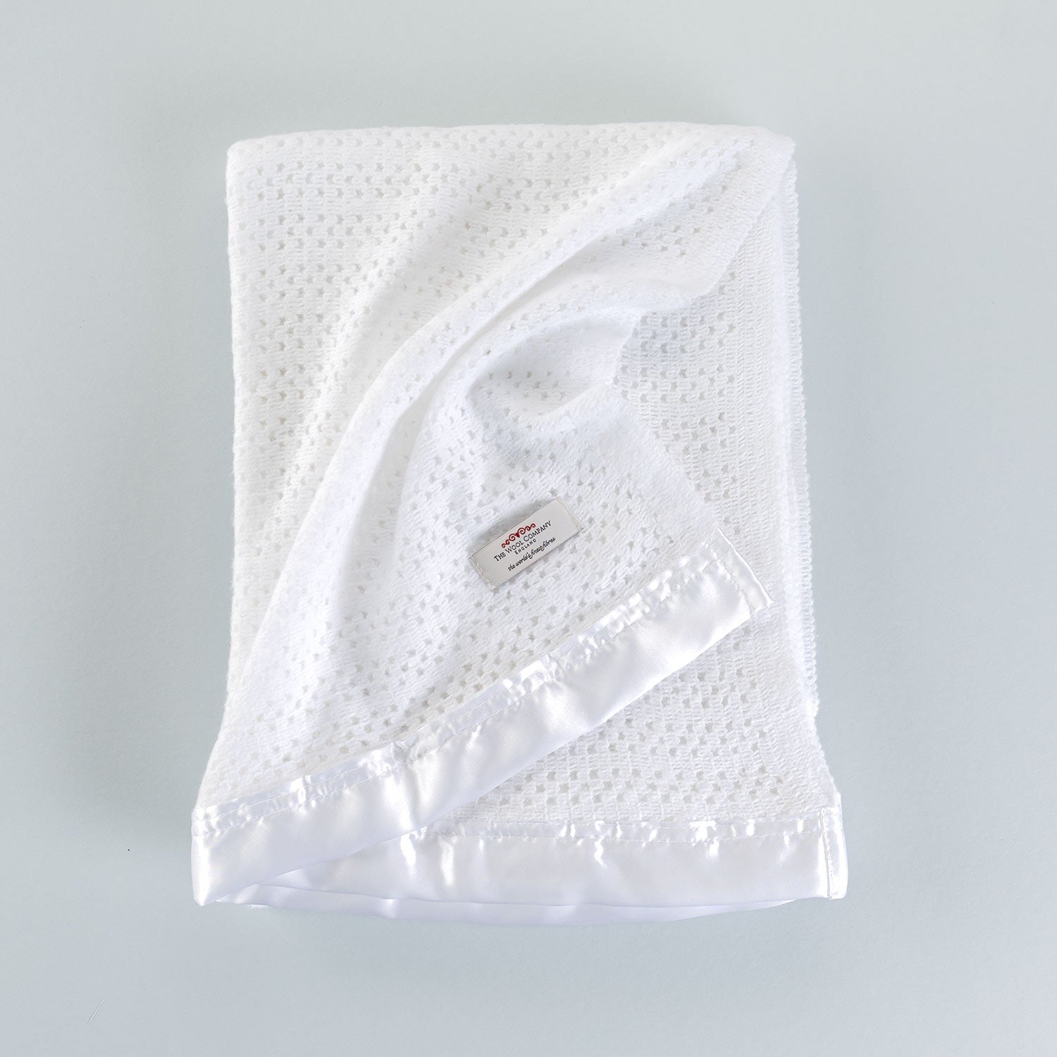 Satin Trimmed Baby Blanket