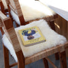 Natural White Sheepskin Seat Pad Square 40 cm